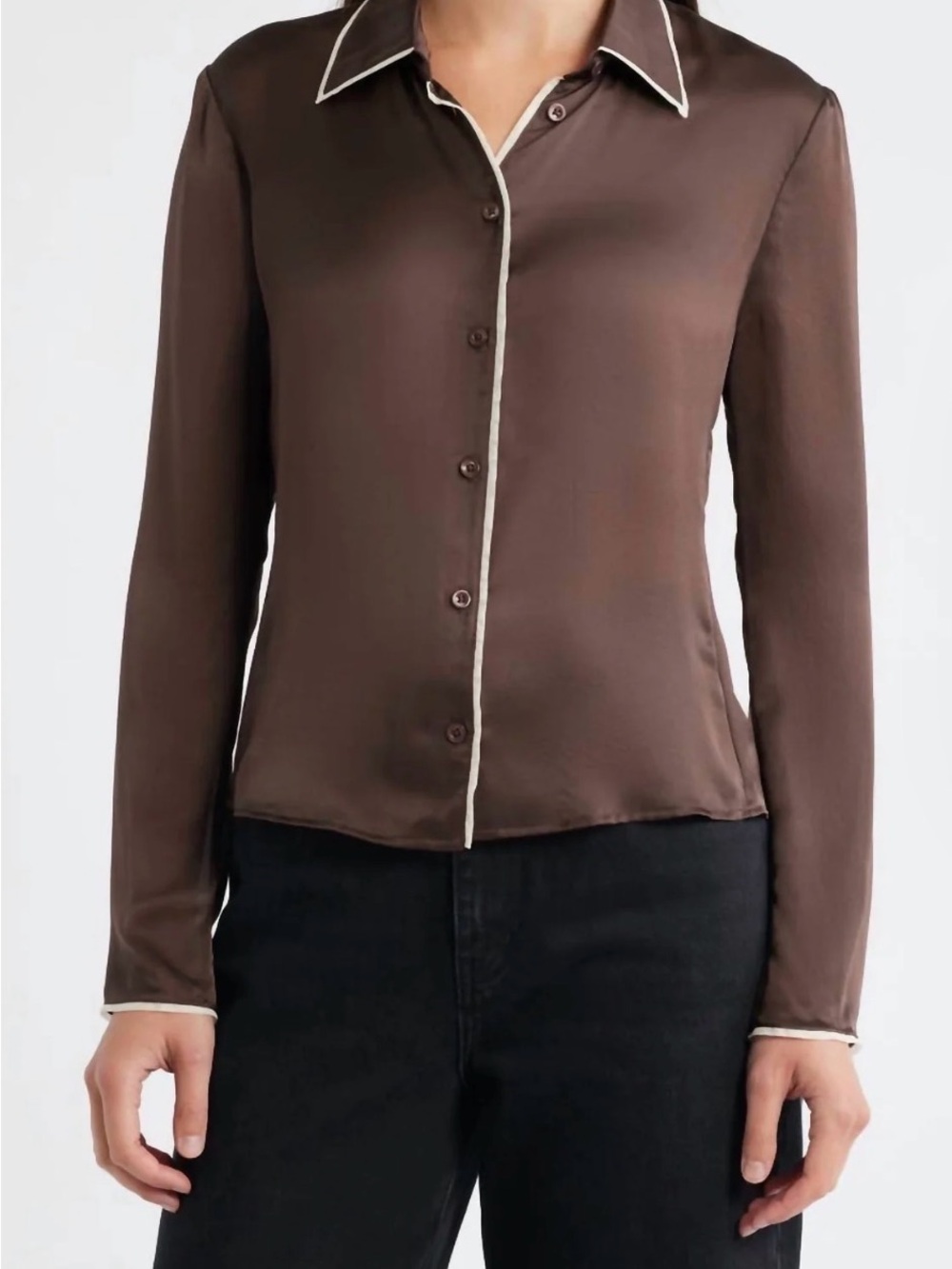 Frame - Slim Essential Long Sleeve Shirt